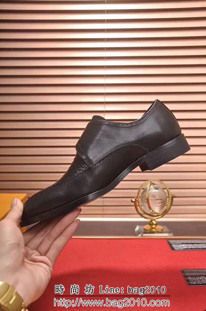 路易威登LV 高端商務正裝 原版牛皮男鞋 8FX1421